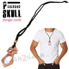 One Finger Skull Knuckle Paracord Self Defense Keychain - 9 Colors Copper - Necklace SD-KeyChain - Tophatter Daily Deals