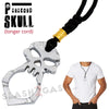 One Finger Skull Knuckle Paracord Self Defense Keychain - 9 Colors SD-KeyChain - Tophatter Daily Deals