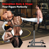 Foldable Dip Bars - Adjustable Dip Stand Multi-function Dip-up Station Heavy-duty Parallel Bars Exercise & Fitness - Tophatter Daily Deals