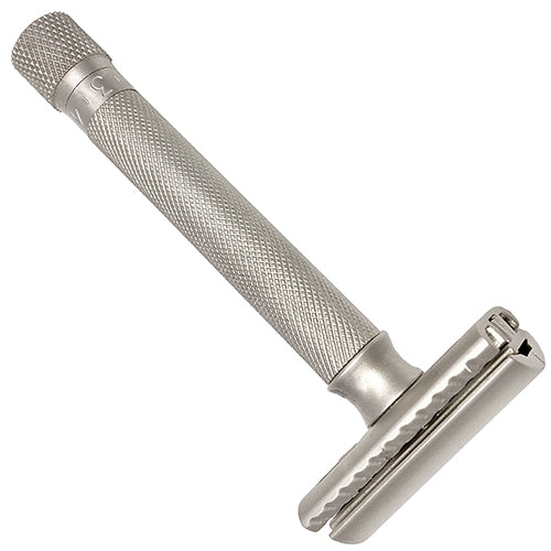 Parker - Safety Razor - Satin Chrome - Variant Adjustable Razor - VARSC Shaving & Grooming - Tophatter Daily Deals