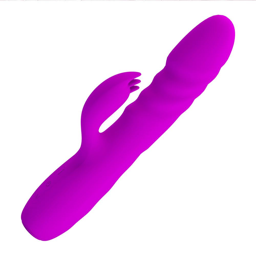 Party Up Bob Thrusting Vibe 25 cm Rabbit Vibrator > Vibrators > Ladies > Rabbit - Tophatter Daily Deals
