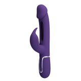 Party Up David Swinging Vibe 23.2 Centimeter Rabbit Vibrator with Flicking Arm > Vibrators > Ladies > Rabbit - Tophatter Daily Deals