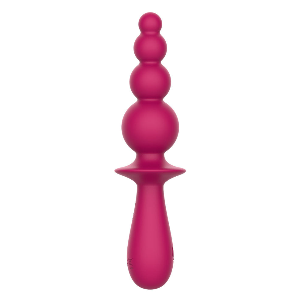 Party Up Evajane 17.1 Centimeter Beaded Vibrator > Anal Range > Vibrating Butt Plugs - Tophatter Daily Deals