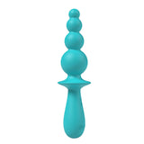 Party Up Evajane Teal 17.1 Centimeter Beaded Vibrator > Anal Range > Vibrating Butt Plugs - Tophatter Daily Deals