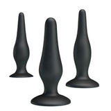 Party Up Jerry Butt Plug Set - Set of Three Sizes > Anal Range > Butt Plug Kits - Tophatter Daily Deals