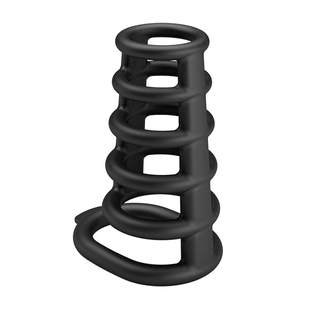 Party Up Kim Cock Cage Cock Ring Extender for Intense Pleasure > Bondage Gear > Male Chastity - Tophatter Daily Deals