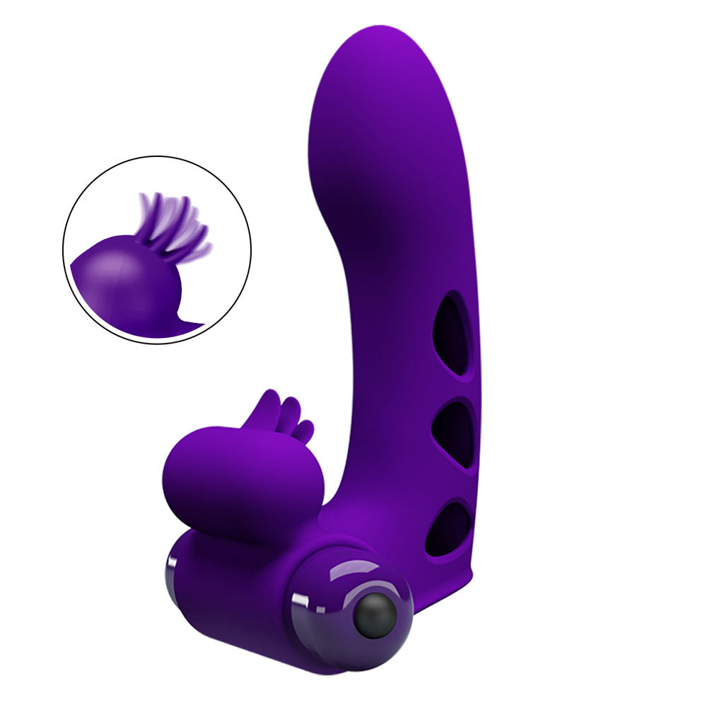 Party Up Mike Finger Vibe Vibrating Finger Vibrator for Intimate Pleasure > Vibrators > Finger Vibrators - Tophatter Daily Deals