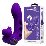 Party Up Mike Finger Vibe Vibrating Finger Vibrator for Intimate Pleasure > Vibrators > Finger Vibrators - Tophatter Daily Deals