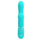 Party Up Paul Rolling Beads Vibrator Teal 22.6 cm Thrusting Rabbit Vibrator > Vibrators > Ladies > Rabbit - Tophatter Daily Deals