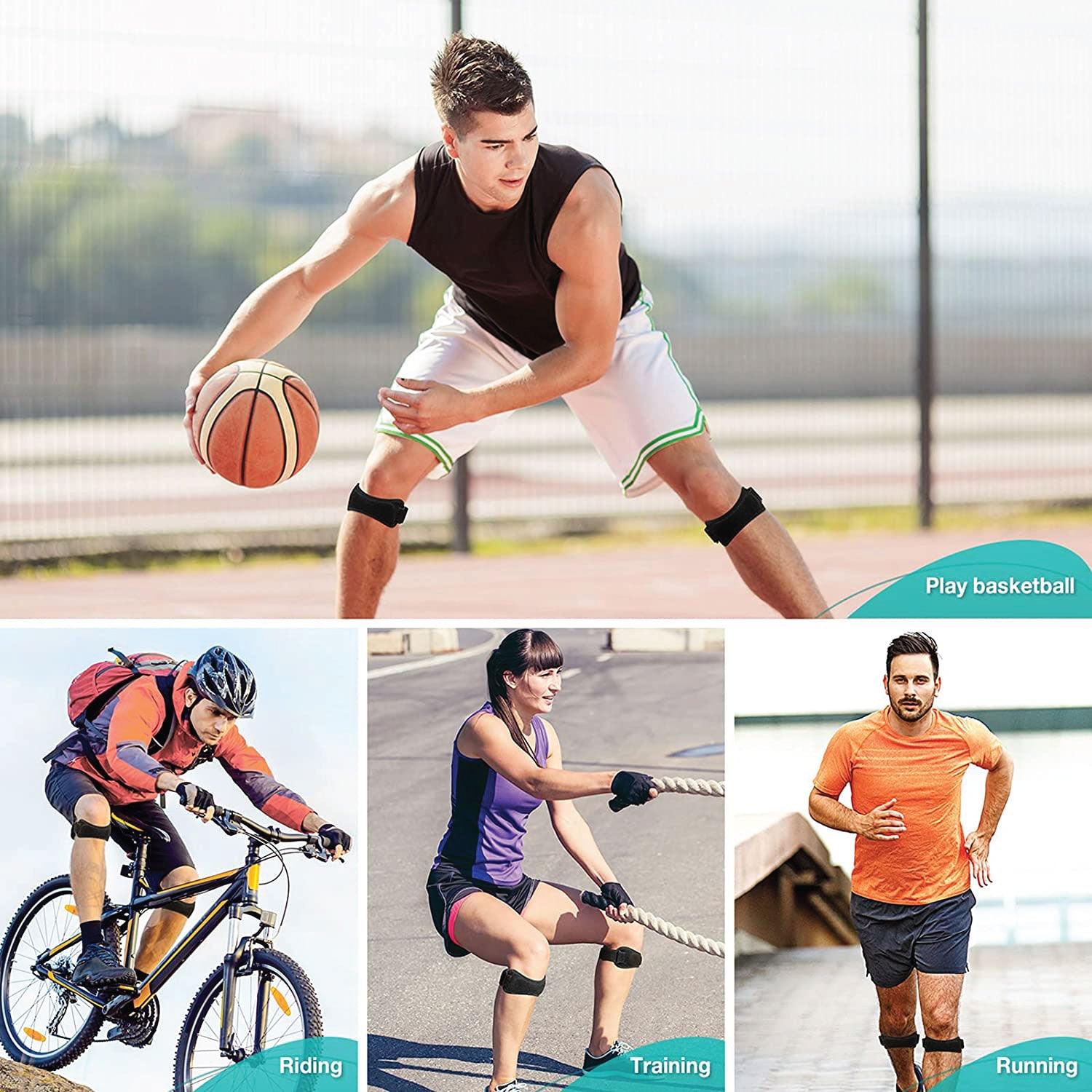 Patella Knee Support - Biofeedbac Sciaticure Acupressure Wrap Patella Knee Support Joint Pain Relief Knee Strap Sciatica Pain Relief Personal Care - Tophatter Daily Deals