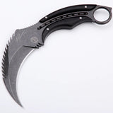 Paw Camping Tactical Knife Black - Tophatter Daily Deals