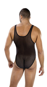 Fierce Deep V Mesh Bodysuit (Black) – Bodysuit > Clothes > Mens Apparel - Tophatter Daily Deals