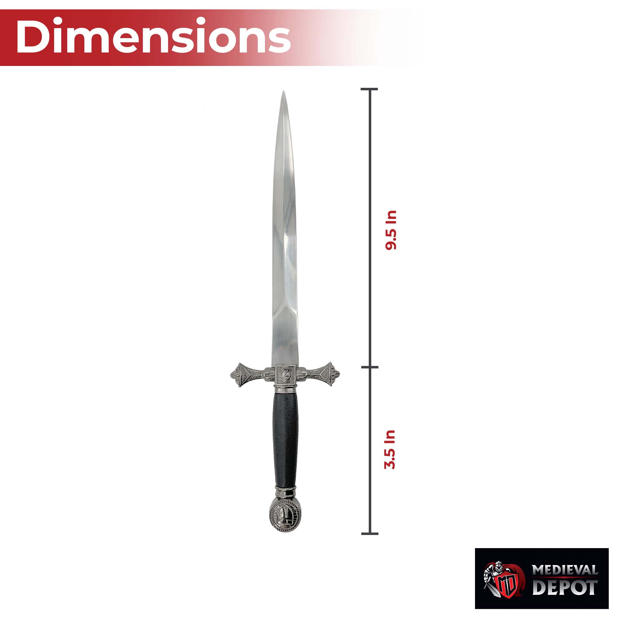Peace Through Power Knights Templar Ceremonial Dagger Daggers - Tophatter Daily Deals