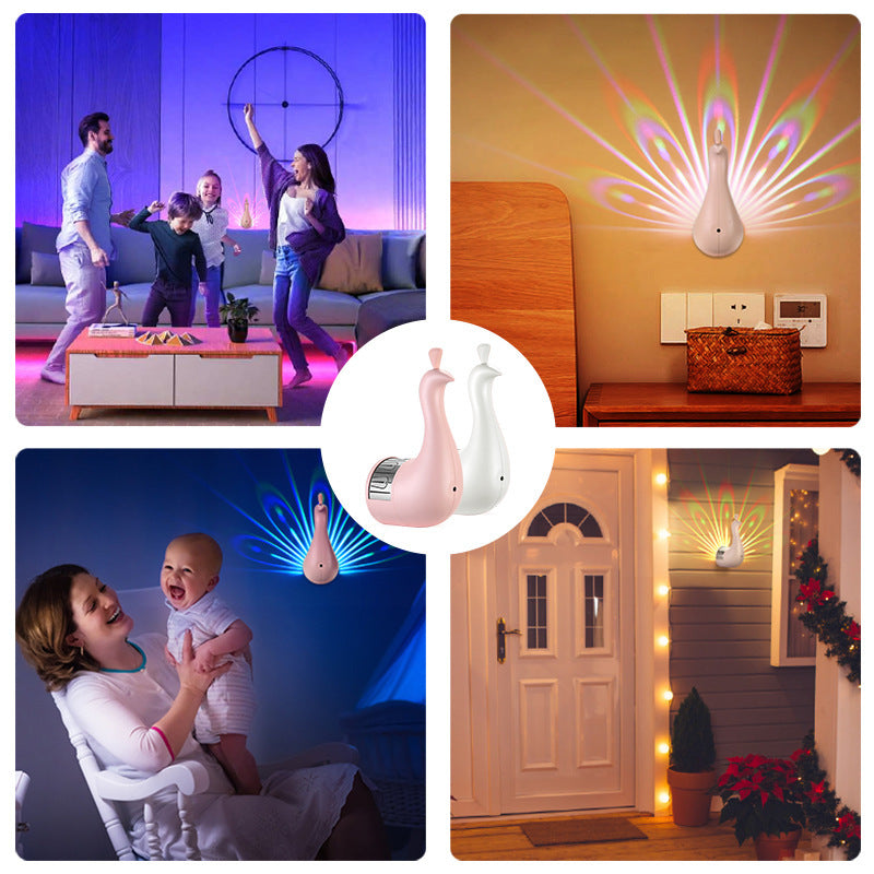 Peacock Light Up Wall Lamp Wall Lamp - Tophatter Daily Deals