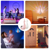 Peacock Light Up Wall Lamp Wall Lamp - Tophatter Daily Deals