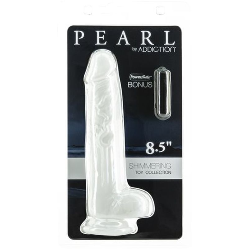 Pearl Dildo 8.5 Inch Pearl White with Suction Cup Base > Dildos > Realistic Dildos - Tophatter Daily Deals