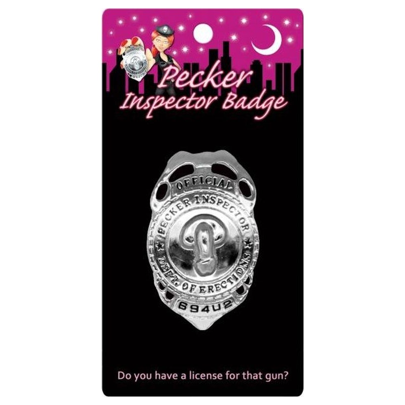 Pecker Inspector Badge – Novelty Party Accessory > Novelties > Gag Gifts - Tophatter Daily Deals