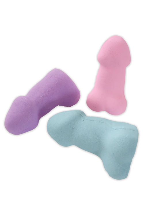 Pecker Bath Bomb - Pack of 3 Bath Bombs - Tophatter Daily Deals