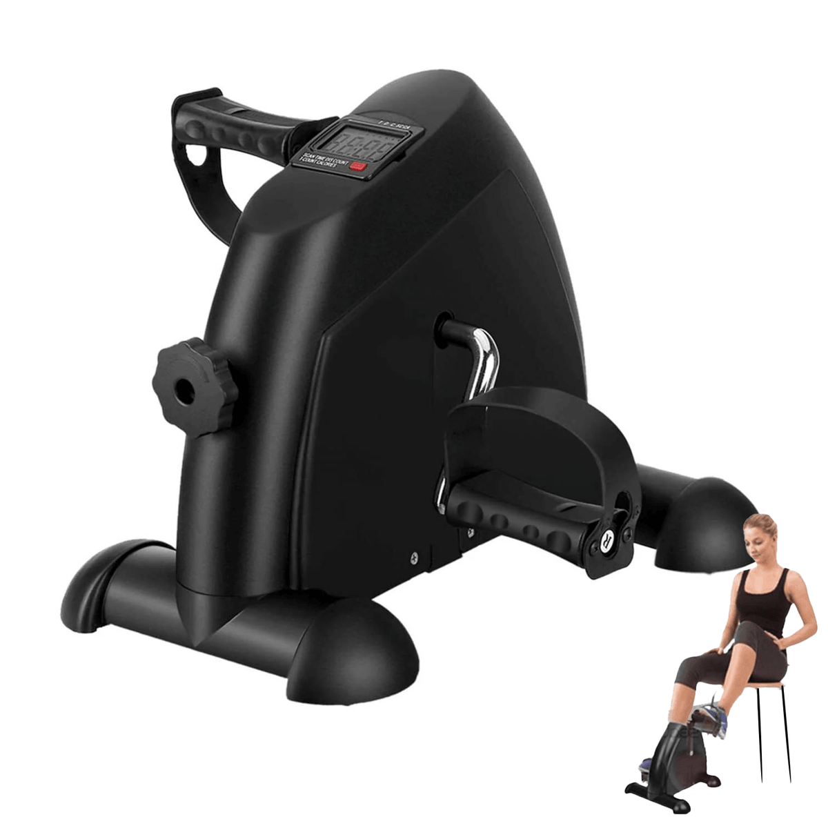 Mini Elliptical Bike Pedal Exerciser - Under Desk Mini Elliptical Bike Pedal Exerciser Exercise & Fitness - Tophatter Daily Deals