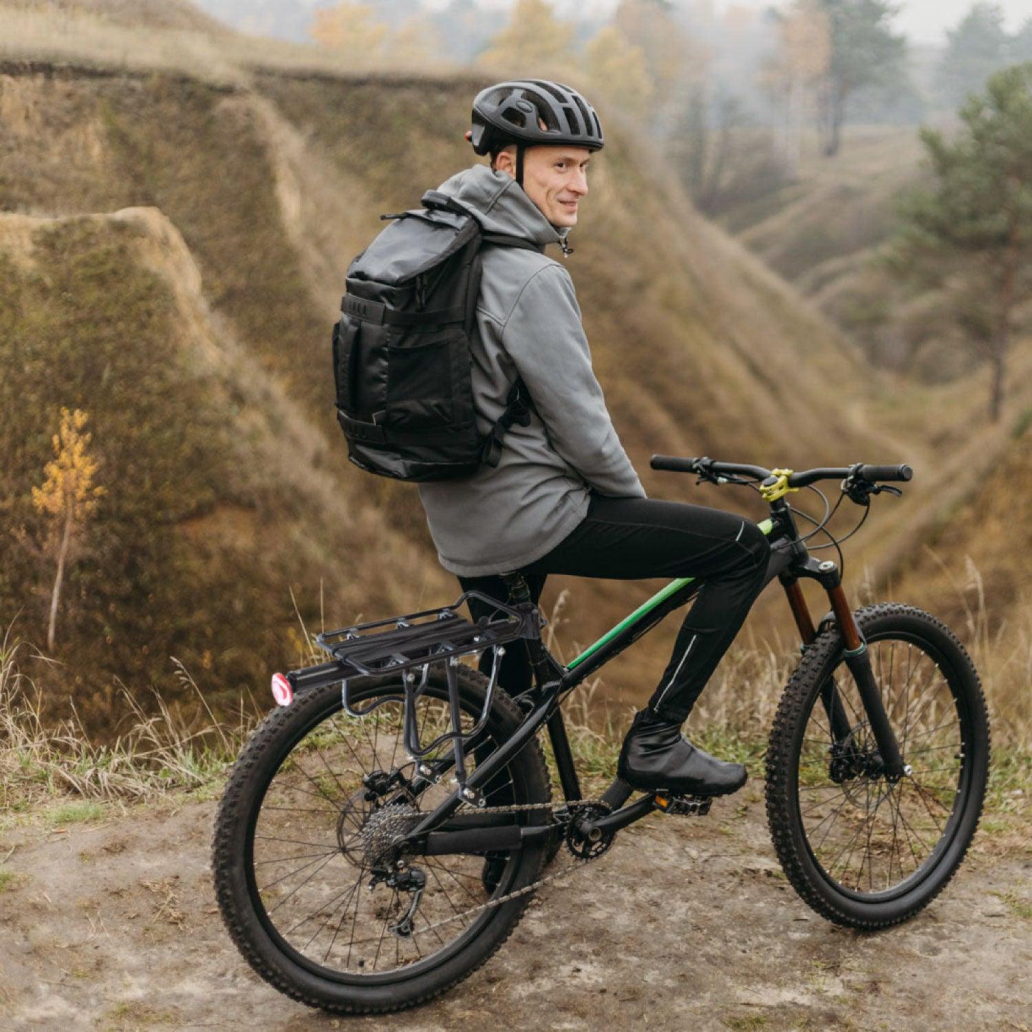 Rear Cycle Racks - Pedalpro Bicycle Alloy Rear Rack - Alloy Rear Bicycle Pannier Rack Carrier Bag Luggage Cycle Mountain Bike 50kg Max Cycling - Tophatter Daily Deals