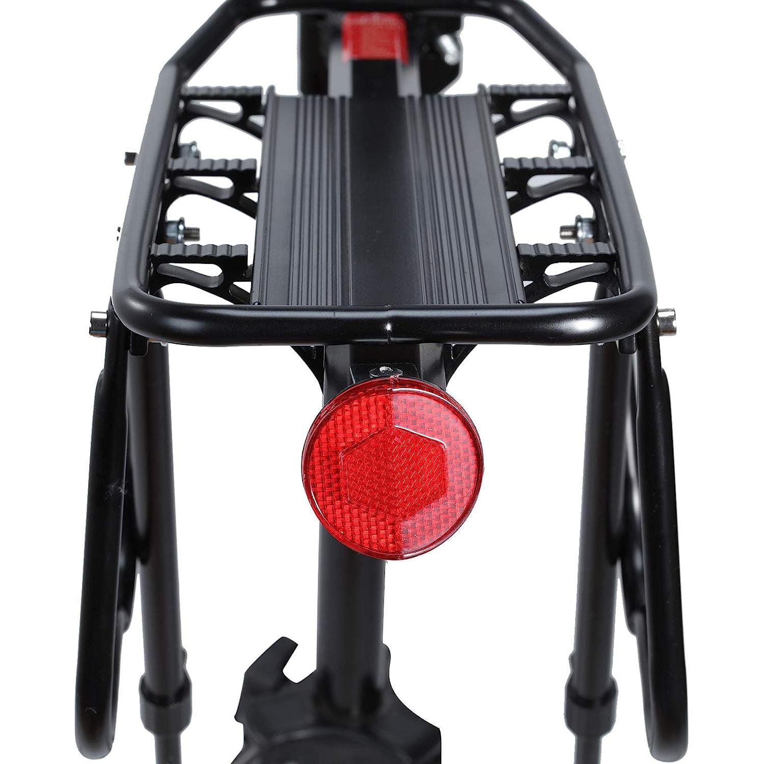 Rear Cycle Racks - Pedalpro Bicycle Alloy Rear Rack - Alloy Rear Bicycle Pannier Rack Carrier Bag Luggage Cycle Mountain Bike 50kg Max Cycling - Tophatter Daily Deals