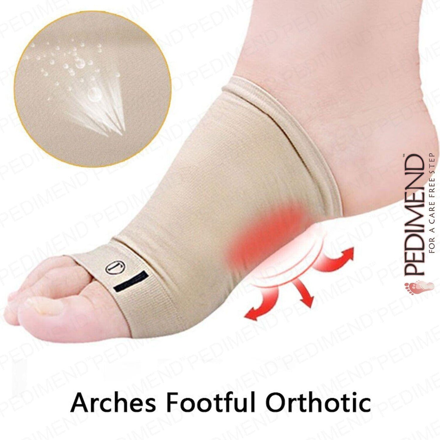 Best Arch Support Insoles for Flat Feet - Correction Sleeve with Soft Gel Pad Inside Exercise & Fitness - Tophatter Daily Deals