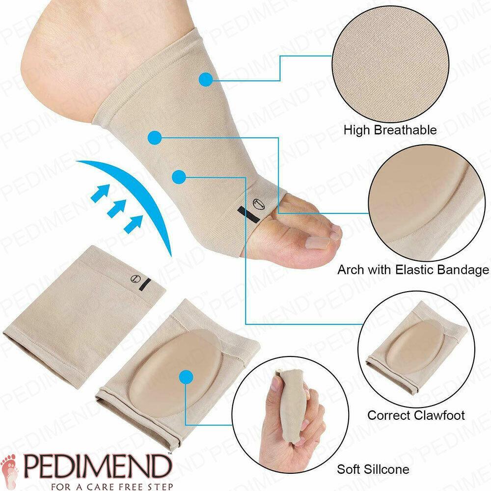 Best Arch Support Insoles for Flat Feet - Correction Sleeve with Soft Gel Pad Inside Exercise & Fitness - Tophatter Daily Deals