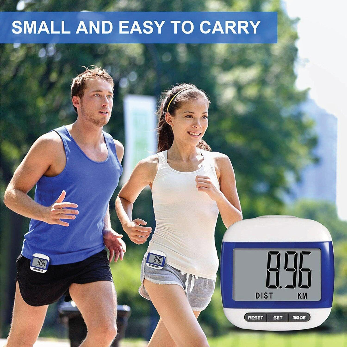 Pedometer For Walking - LCD Pedometer Step Walking Jogging Calorie Counter Distance Fitness+ Belt Clip Fitness - Tophatter Daily Deals