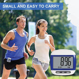 Pedometer For Walking - LCD Pedometer Step Walking Jogging Calorie Counter Distance Fitness+ Belt Clip Fitness - Tophatter Daily Deals