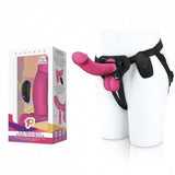 Pegasus 6.5 Inch Realistic Pink Dildo With Balls and Harness > Dildos > Strap On Harnesses - Tophatter Daily Deals