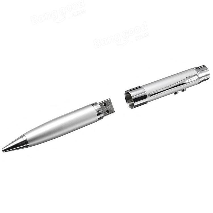 5-in-1 Multi Function Pen w/Laser 2 Lights USB Flash Drive 2.0 - 16gb USB Flash Drive - Tophatter Daily Deals