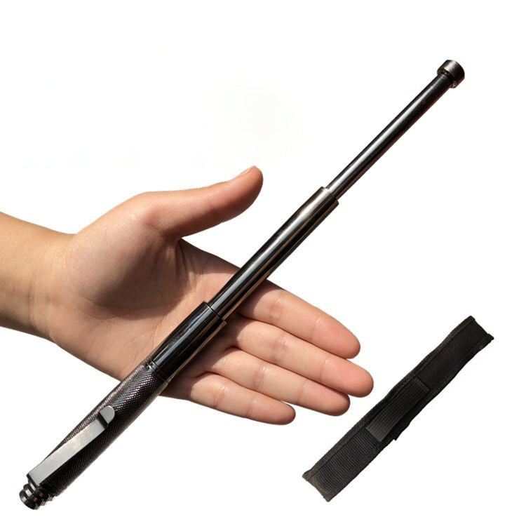 Mini Pen Style Expandable Baton Defense Baton Light gray - Tophatter Daily Deals