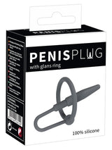 Penis Plug with Glans Ring Silicone Dilator 6.3 cm Length, Flexible 3 cm Inner Ring > Sex Toys For Men > Sounding Rods - Tophatter Daily Deals
