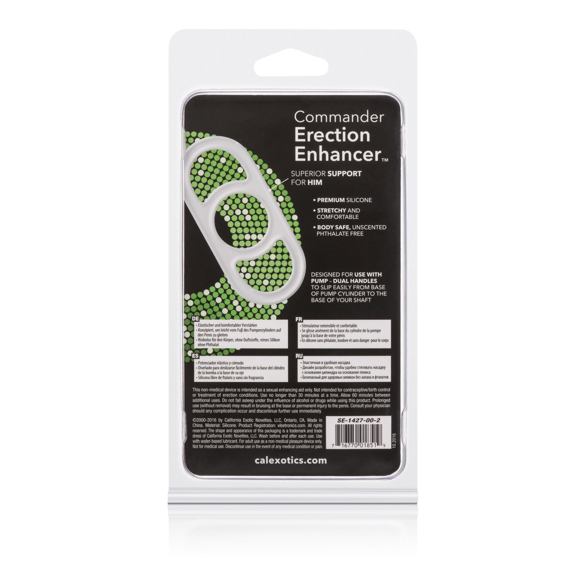 Penis Pump Commander Erection Enhancer - Enhanced Performance Device > Cock Ring > Single - Tophatter Daily Deals