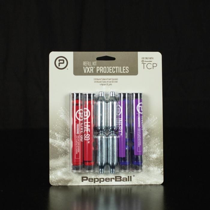 PepperBall® TCP VXR Refill + CO2 Cartridges Refill Kit Pepper Spray - Tophatter Daily Deals