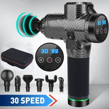 Professional Massage Guns - 8 Heads Deep Tissue Handheld Percussion Muscle Percussion Massager Health Care - Tophatter Daily Deals