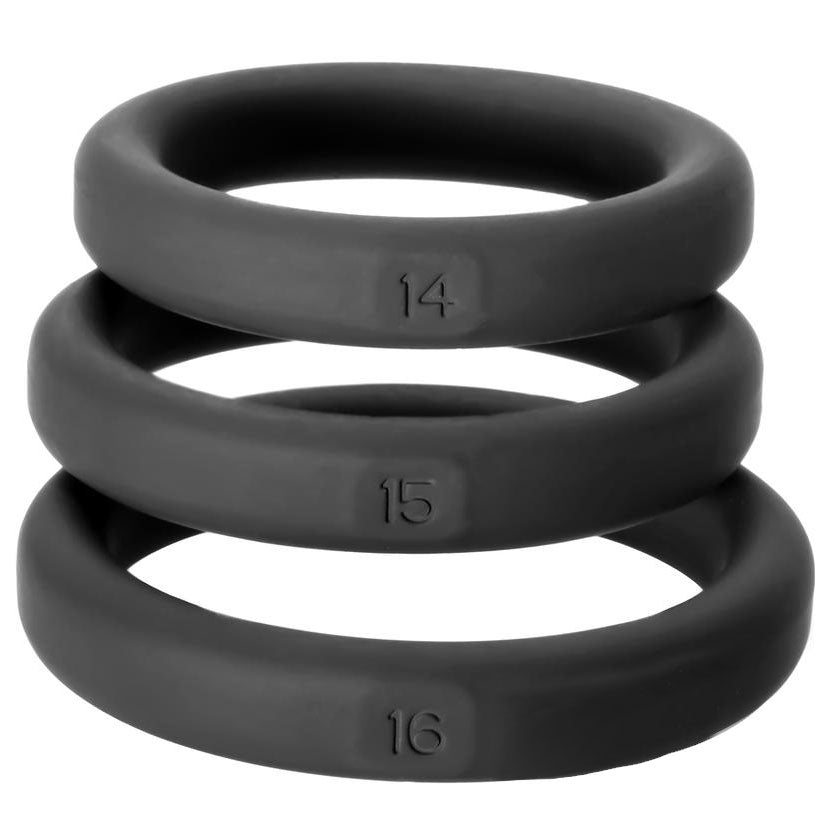Perfect Fit XactFit Cock Ring Sizes 14, 15, 16 – Snug Fit Cock Rings > Cock Ring > Sets - Tophatter Daily Deals