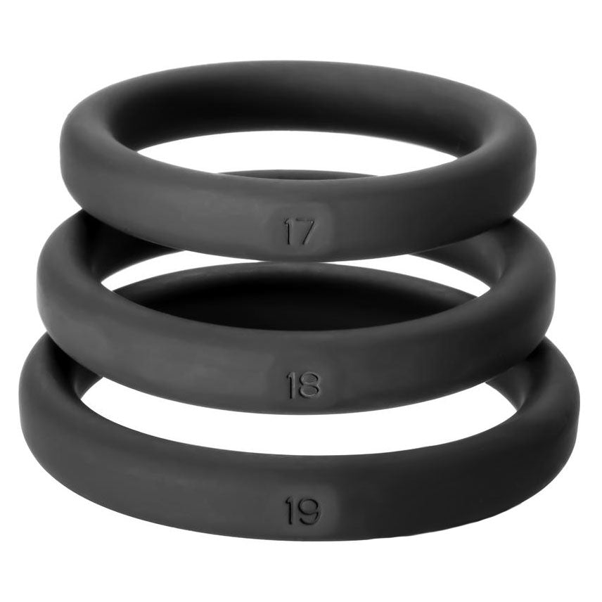 Perfect Fit XactFit Cock Ring Sizes 17 18 19 – Precision-Fit Cock Rings > Cock Ring > Sets - Tophatter Daily Deals