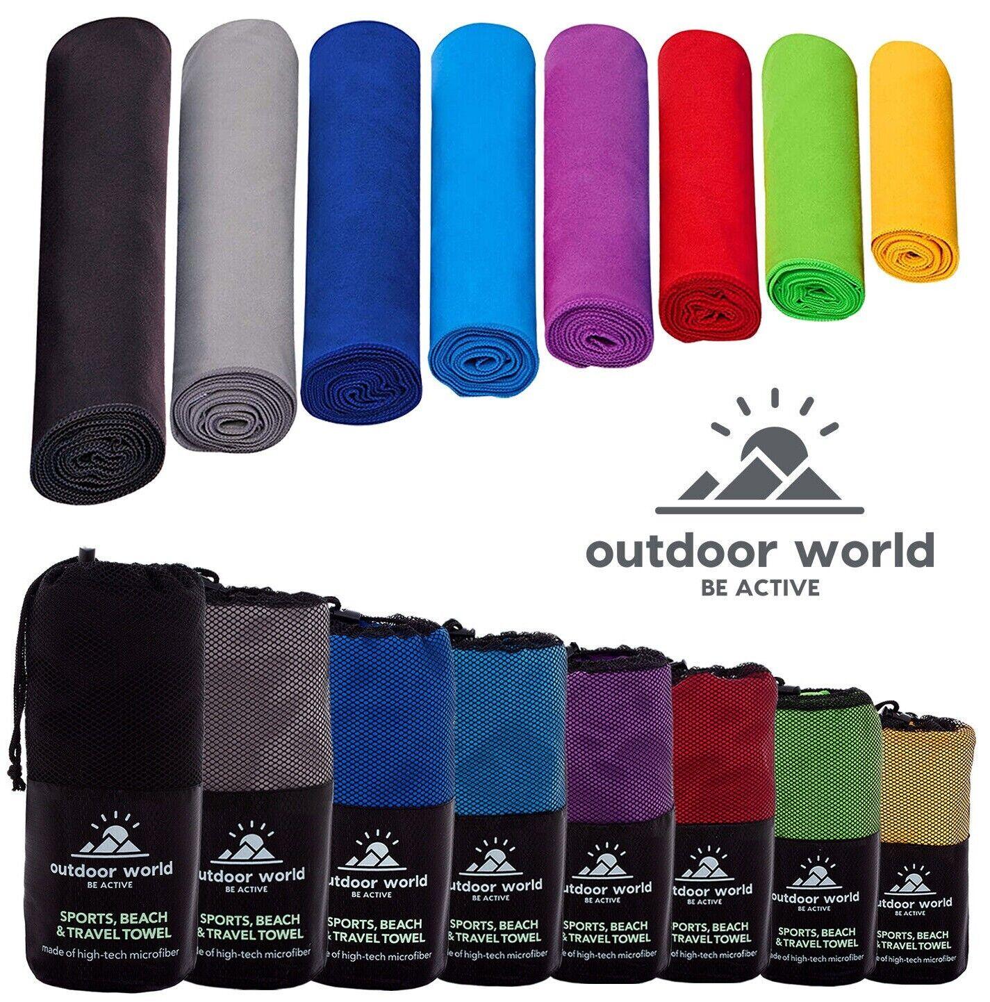 Eono Microfiber Towel - Perfect Fast Drying Towel for Sports Travel Swimming Beach & Camping Exercise & Fitness - Tophatter Daily Deals