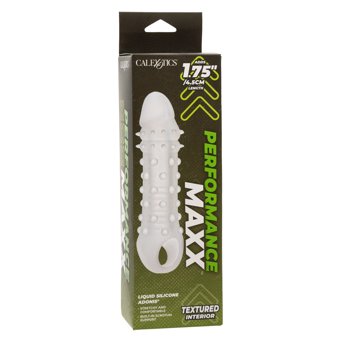 Performance Maxx Liquid Silicone Adonis 1.75 Inch Textured Enhancer > Sex Toys For Men > Penis Sleeves - Tophatter Daily Deals