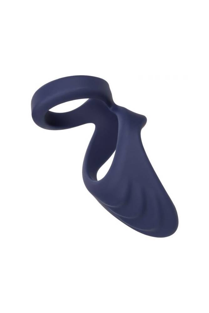 Cal Exotics - Viceroy - Perineum Dual Cock Ring - Blue Sex Toy - Tophatter Daily Deals
