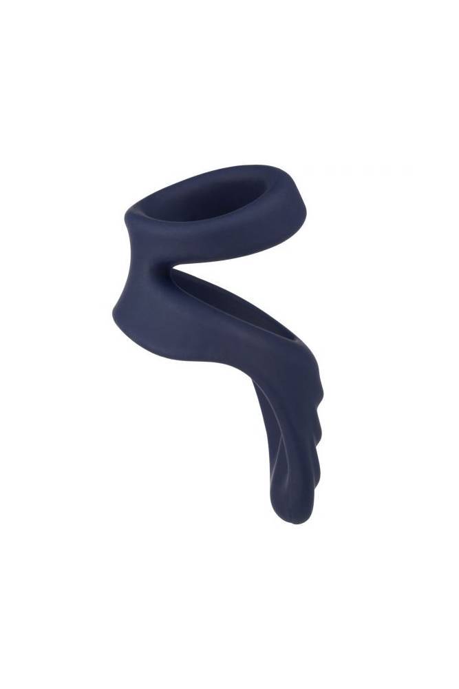 Cal Exotics - Viceroy - Perineum Dual Cock Ring - Blue Sex Toy - Tophatter Daily Deals