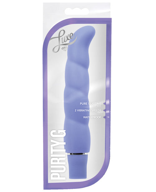 Blush Luxe Purity G Silicone Vibrator Periwinkle Dildoes & Dongs - Tophatter Daily Deals