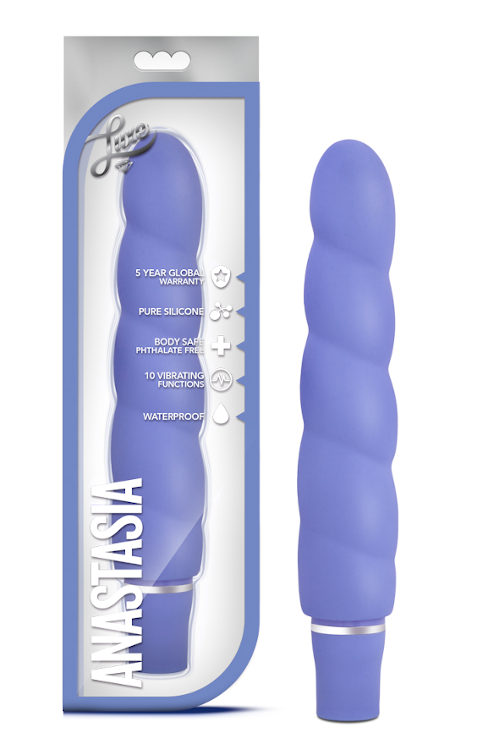 Blush Luxe Anastasia Silicone Vibrator Periwinkle Bullets - Tophatter Daily Deals