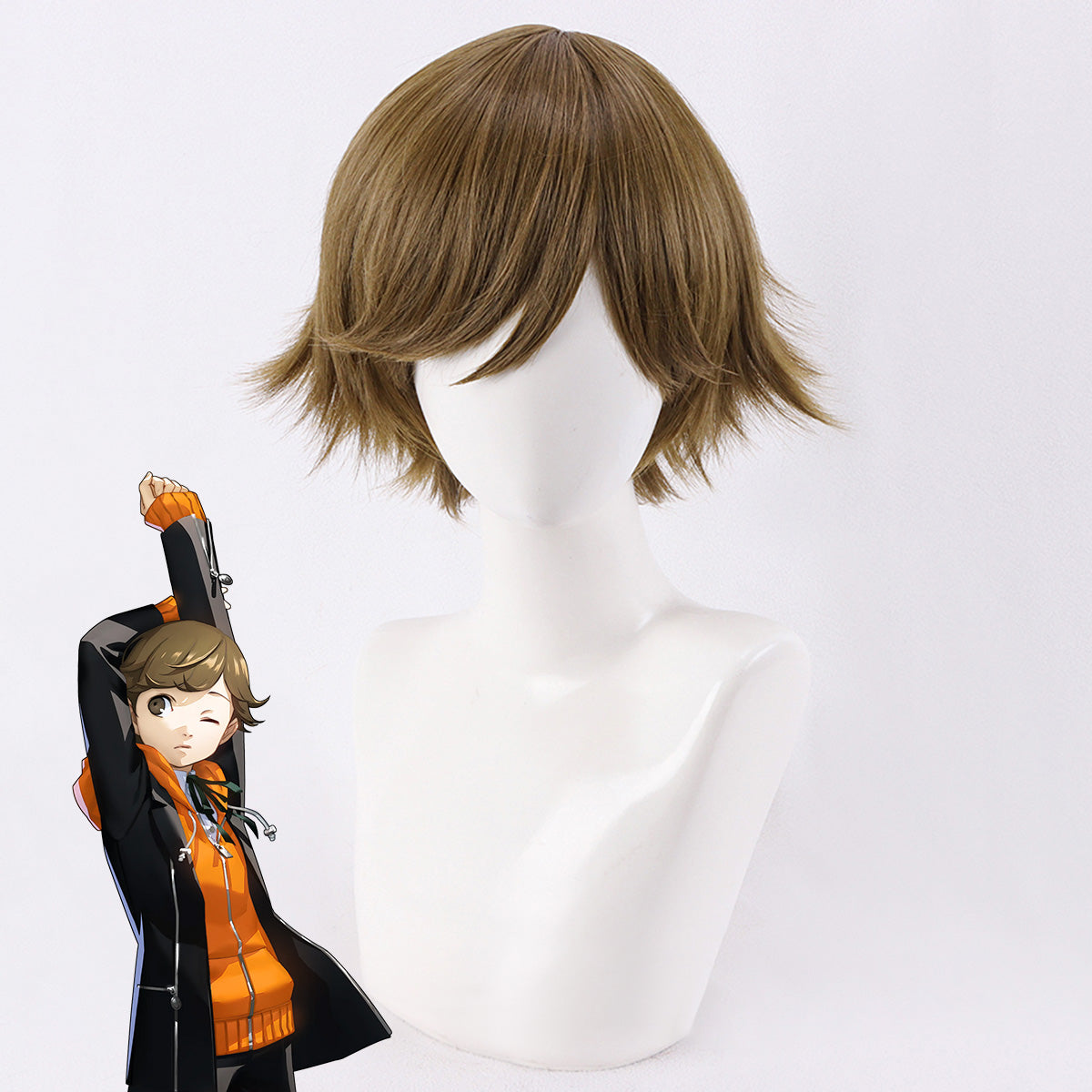 Persona 3 Ken Amada Brown Cosplay Wig Wig - Tophatter Daily Deals