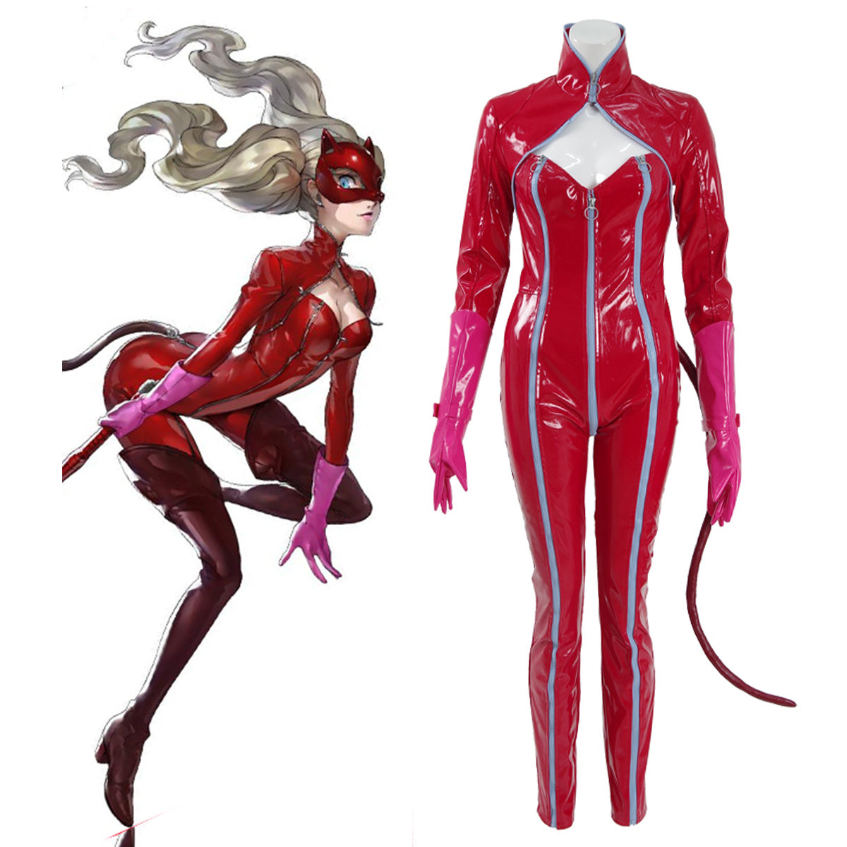 Persona 5 Ann Takamaki Cosplay Costume - B Edition Costume - Tophatter Daily Deals