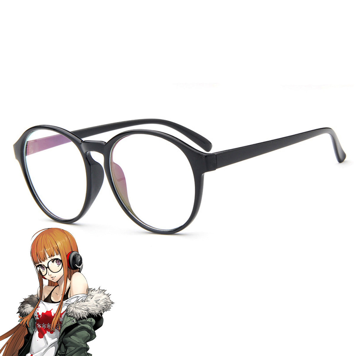 Persona 5 Futaba Sakura Akira Kurusu Ren Amamiya Glasses Cosplay Accessory Prop Prop - Tophatter Daily Deals