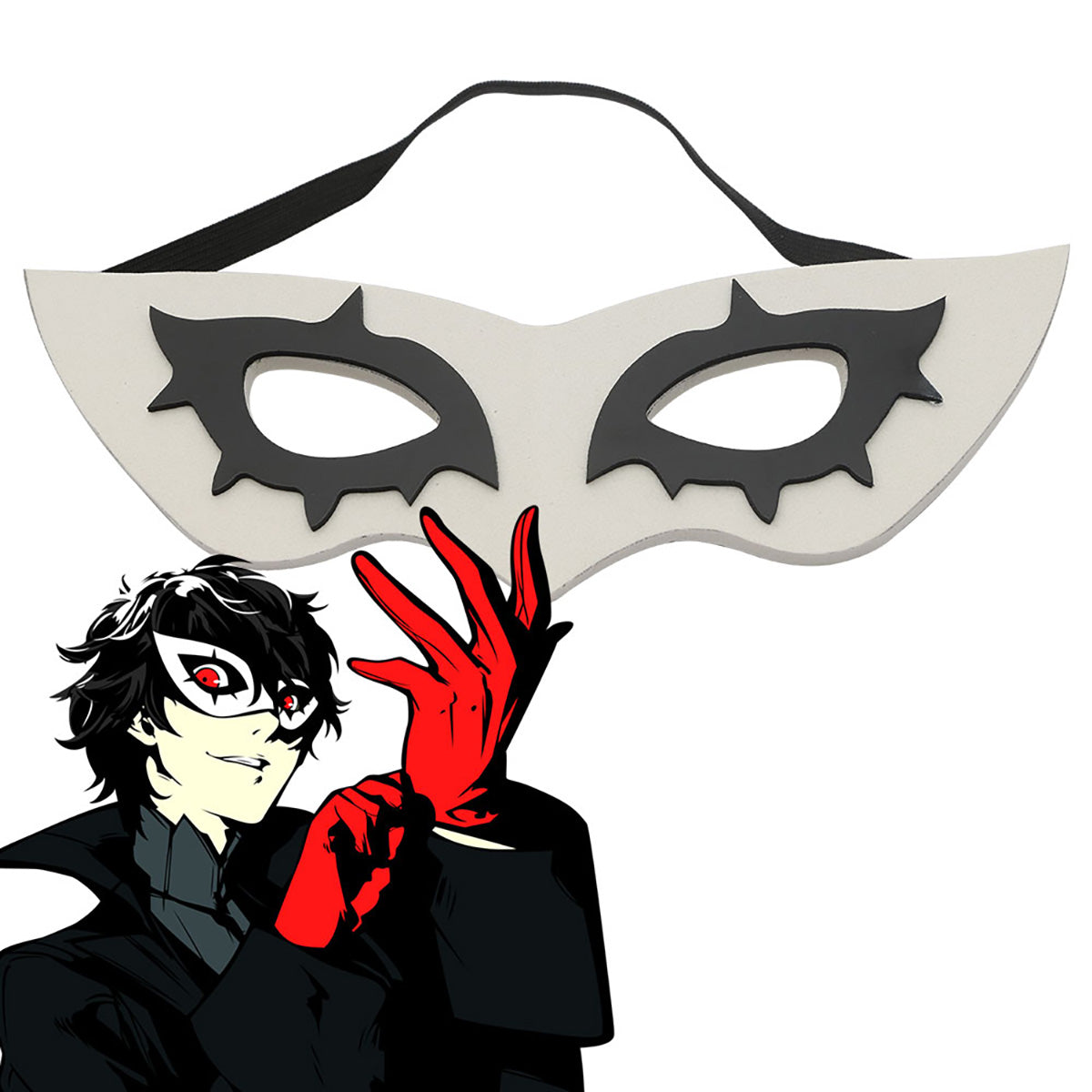 Persona 5 Joker Protagonist Akira Kurusu Ren Amamiya Mask Cosplay Accessory Prop Prop - Tophatter Daily Deals