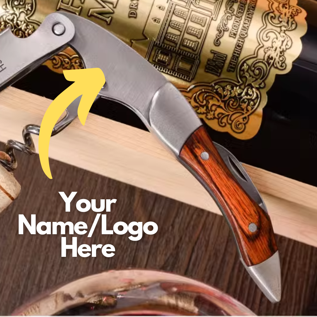 Personalized Wine Bottle Opener Custom - Tophatter Daily Deals