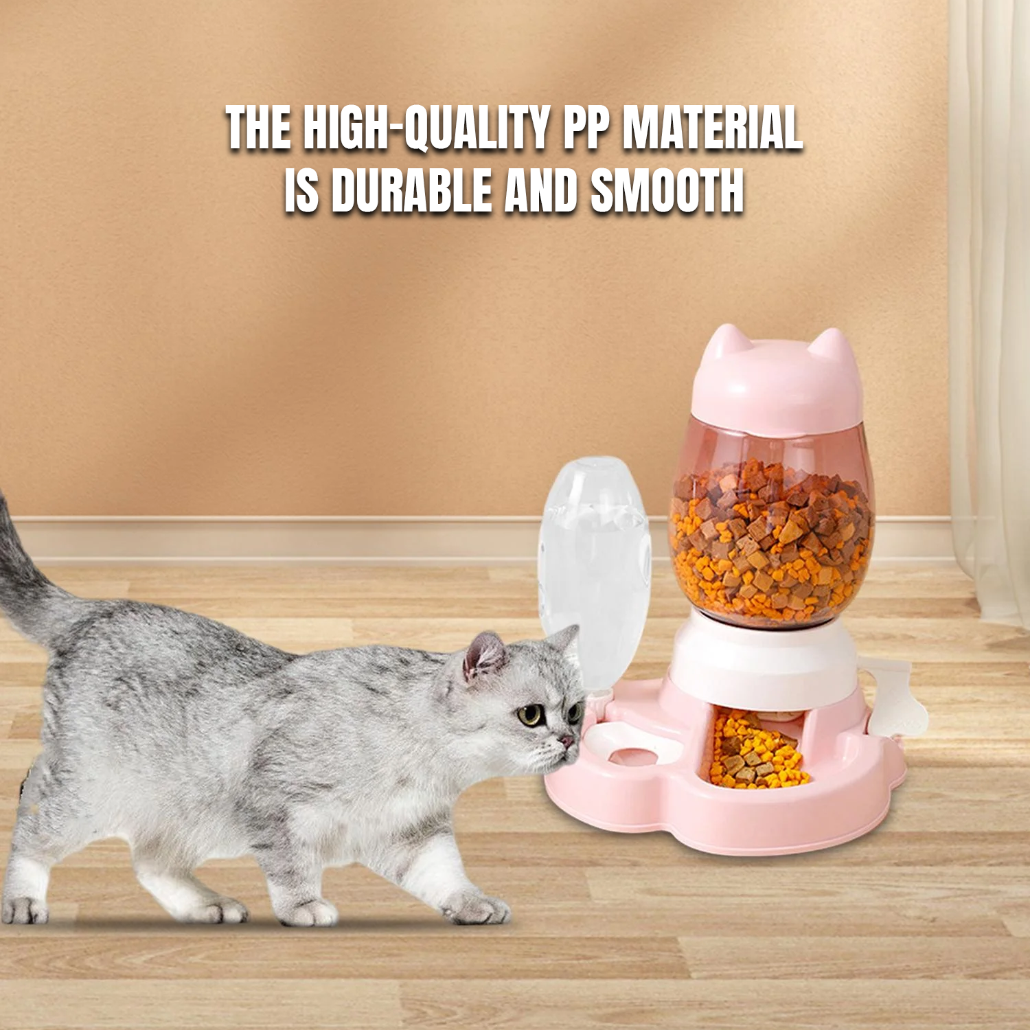 Automatic Pet Food Dispenser – Pet Food Drink Dispenser Dog Cat Large Feeder Water Bowl Dish pet - Tophatter Daily Deals